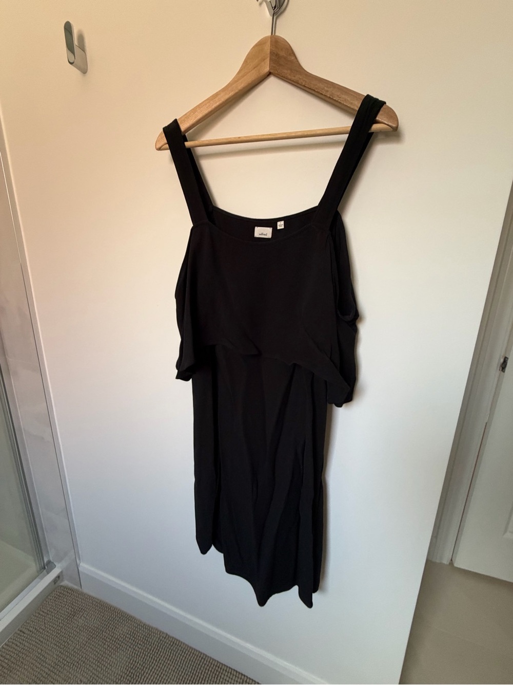 Aritzia Wilfred Black Mini Dress (Size L)